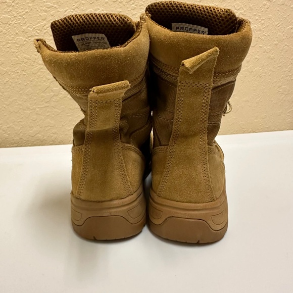 PROPPER Series 100 F4508 Coyote Tan Tactical Combat Boots Men 7W Oil-Resist